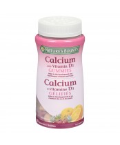 Nature's Bounty Calcium Gummies and Vitamin D3 Supplement